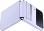Samsung Galaxy Flip 4 Flap Leather Cover Serenity Purple - Image 3