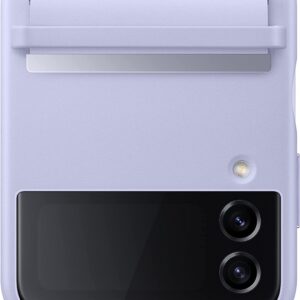 Samsung Galaxy Flip 4 Flap Leather Cover Serenity Purple - Image 1