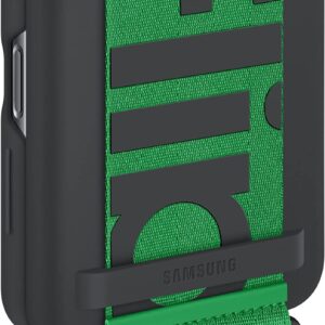 Samsung Galaxy Flip4 Silicone Cover With Strap Black - Image 7