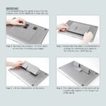 Momax Fold Stand Adhesive Laptop Stand Dark Grey - Image 5