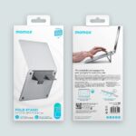 Momax Fold Stand Adhesive Laptop Stand Dark Grey - Image 6