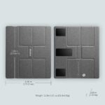 Momax Fold Stand Adhesive Laptop Stand Dark Grey - Image 3