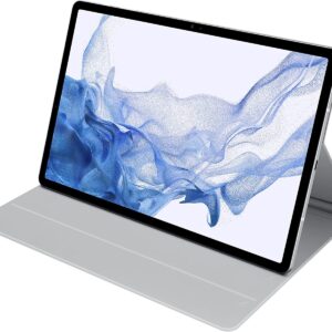 Samsung Galaxy Tab A8 Book Cover Sliver - Image 1