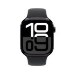 Apple Watch Series 10 GPS 42mm Jet Black Aluminium Case with Black Sport Band - S/M - Image 2