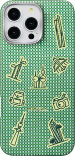 Pitaka GoodTime Kuwait for iPhone 16 Pro max (Green）