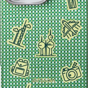 Pitaka GoodTime Kuwait for iPhone 16 Pro max (Green） - Image 1