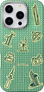 Pitaka GoodTime Kuwait for iPhone 16 Pro（Green）
