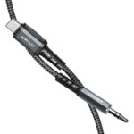 AceFast C1-08 USB-C To 3.5Mm Aluminum Alloy Audio Cable Deep Space Grey