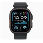 Apple Watch Ultra 2 GPS + Cellular 49mm Black Titanium Case with Black Ocean Band - M/L - Image 2