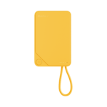 Momax 1-Power X Battery Pack (10000mAh) with Built-in USB-C Cable (Yellow)