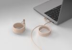 Momax Mag.link USB-C to C & Lightning Magnetic Cable 1m (Desert Titanium) - Image 7