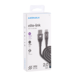 Momax Elite Link USB-A to Type-C Cable -2m - Image 3