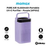 Momax Pure Air Portable UV Air Purifier -Purple - Image 3