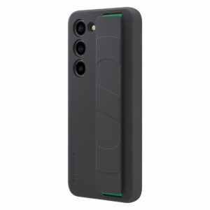 Samsung S23 Silicone Grip Cover Black - Image 3