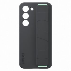 Samsung S23 Silicone Grip Cover Black - Image 5