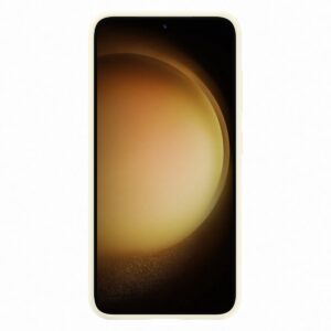 Samsung S23 Silicone Cover Cream - Image 2