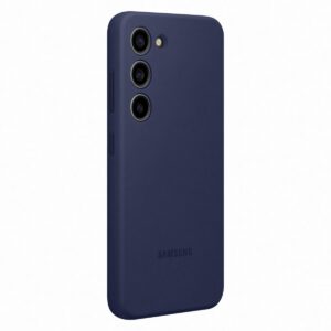 Samsung S23 Silicone Cover Navy - Image 3