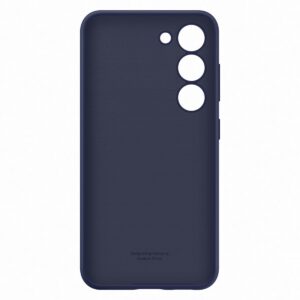 Samsung S23 Silicone Cover Navy - Image 5
