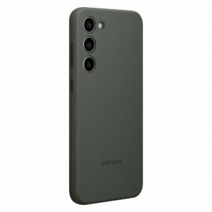 Samsung S23 Plus Silicone Cover Green - Image 3