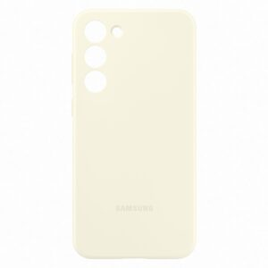 Samsung Galaxy S23 Plus Silicone Cover Cream - Image 4