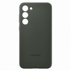 Samsung S23 Plus Silicone Cover Green - Image 4