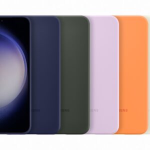 Samsung s23Plus Silicone Cover Orange - Image 6