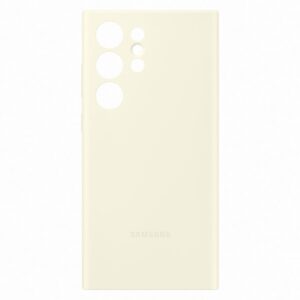 Samsung Galaxy S23 Ultra Silicone Cover Cream - Image 4