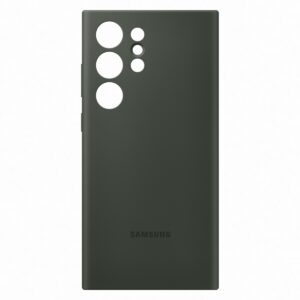 Samsung s23Ultra Silicone Cover Green - Image 4