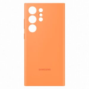 Samsung s23Ultra Silicone Cover Orange - Image 4