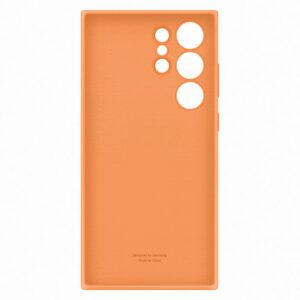 Samsung s23Ultra Silicone Cover Orange - Image 5