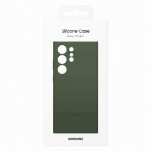 Samsung s23Ultra Silicone Cover Green - Image 6