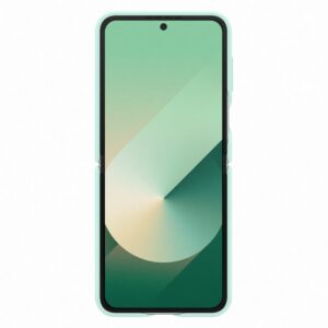 Samsung glaxy flip 6 Flap Vegan Leather Case Mint - Image 3