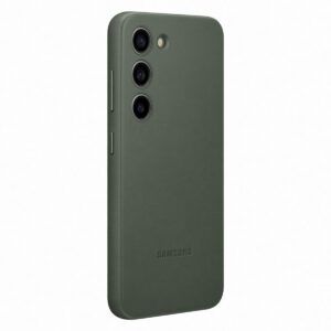 Samsung Galaxy S23 Leather cover Green - Image 5