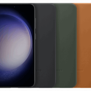 Samsung s23Plus Leather Cover Camel - Image 6