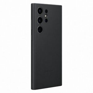 Samsung s23Ultra Leather Cover Black - Image 3