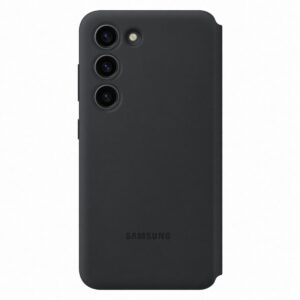 Samsung s23 Smart View Wallet Case Black - Image 3