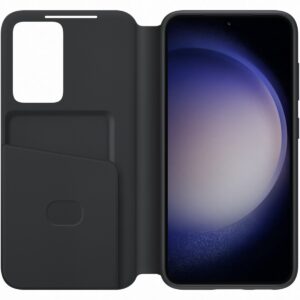 Samsung s23 Smart View Wallet Case Black - Image 5