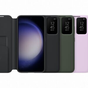 Samsung s23 Smart View Wallet Case Black - Image 11