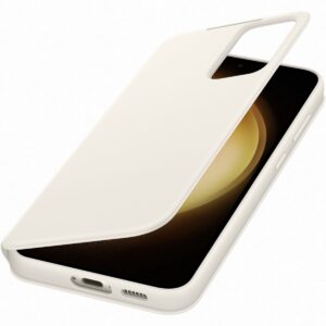 Samsung s23 Smart View Wallet Case Cream - Image 7