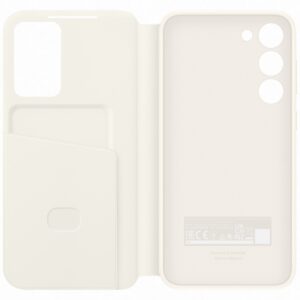Samsung s23 Smart View Wallet Case Cream - Image 9
