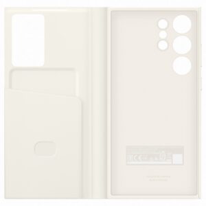 Samsung s23Ultra Smart View Wallet Case Cream - Image 5