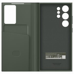 Samsung s23Ultra Smart View Wallet Case Green - Image 5