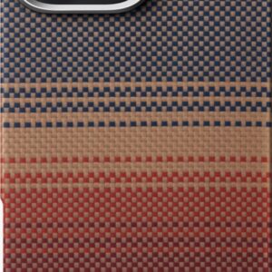 PITAKA Woven Slim Case iPhone 16 Pro SunSet - Image 1