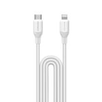 Momax 1-Link Flow CL+ USB-C to Lightning Braided Cable 2m (White)