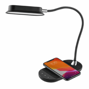 Momax Q.LED Flex Mini Lamp With Wireless Charging Black - Image 2
