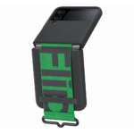 Samsung Galaxy Flip4 Silicone Cover With Strap Black