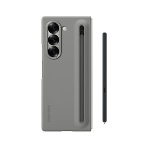 Samsung Galaxy Z Fold 6 Slim S Pen Case - Gray - Image 5
