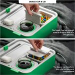 CouchConsole Cup Holder with Phone Stand Tray (Light Green) - Image 3