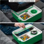 CouchConsole Cup Holder with Phone Stand Tray (Light Green) - Image 4