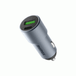 Momax 38W Dual-Port Car Charger Grey